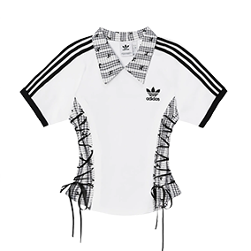[ CUSTOM ] Adicolor Bow Lace Ribbon White/Black